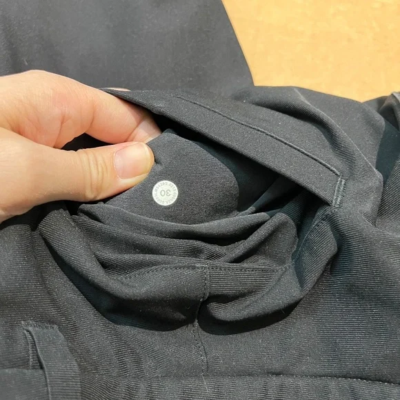 Lululemon Commission Slim Warpstreme Pants - Men's Size 30 X 30 - Black
